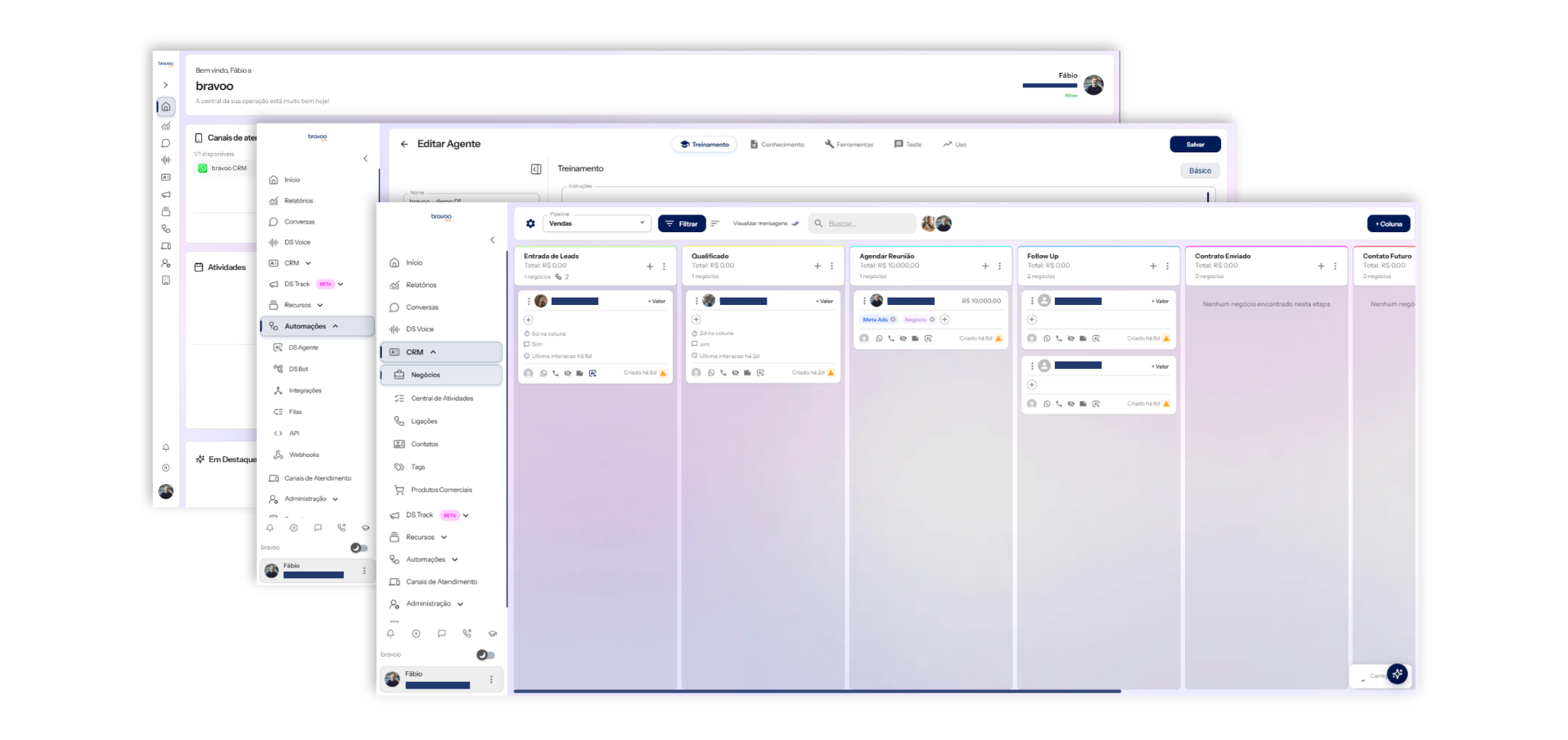 Bravoo CRM Dashboard